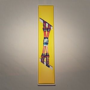 Genuine Leather Beaded Bracelet Apple. (Just Band)